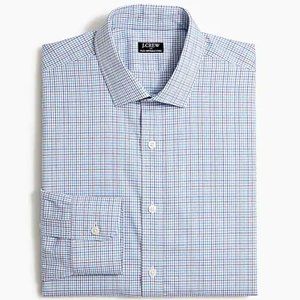 J. Crew Slim Thompson flex wrinkle-free dress shirt in plaid - slim